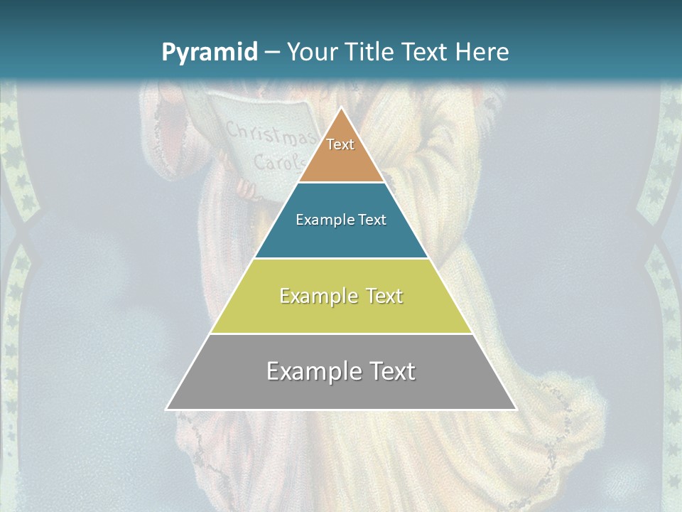 Greeting Carol Flying PowerPoint Template