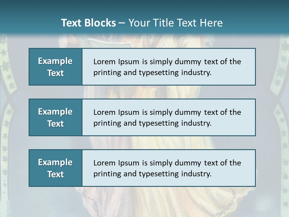 Greeting Carol Flying PowerPoint Template