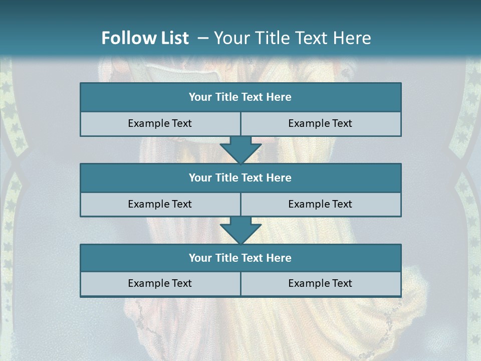 Greeting Carol Flying PowerPoint Template