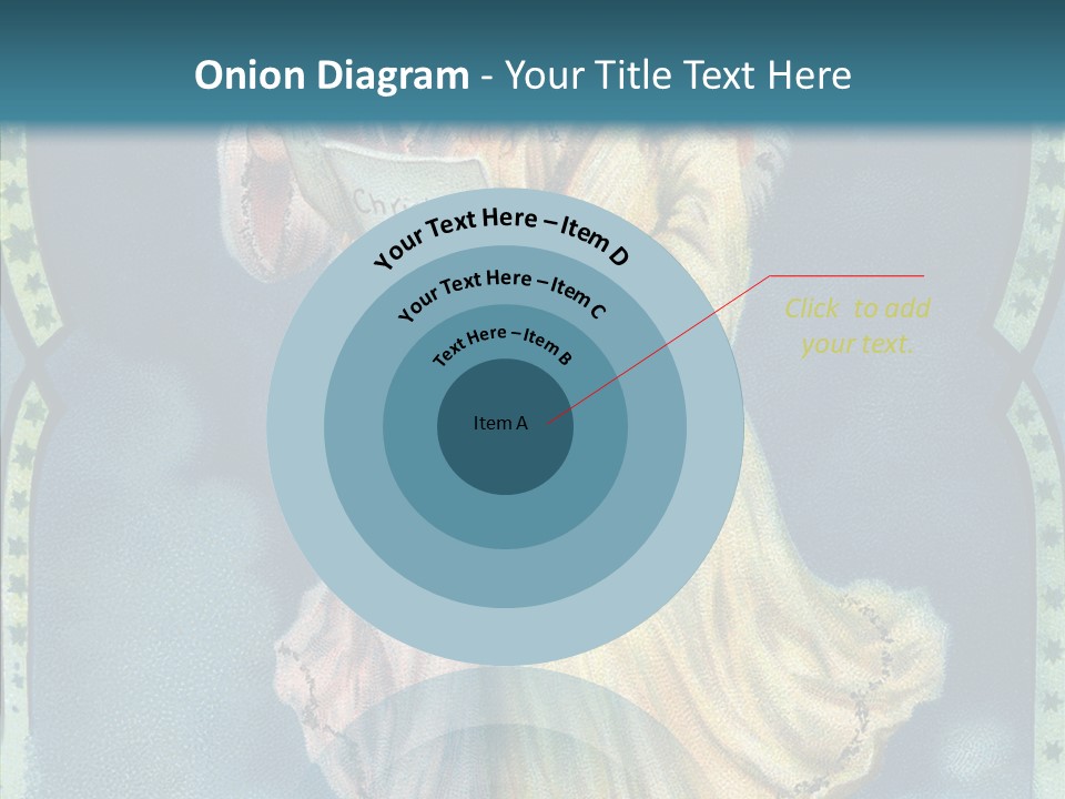 Greeting Carol Flying PowerPoint Template