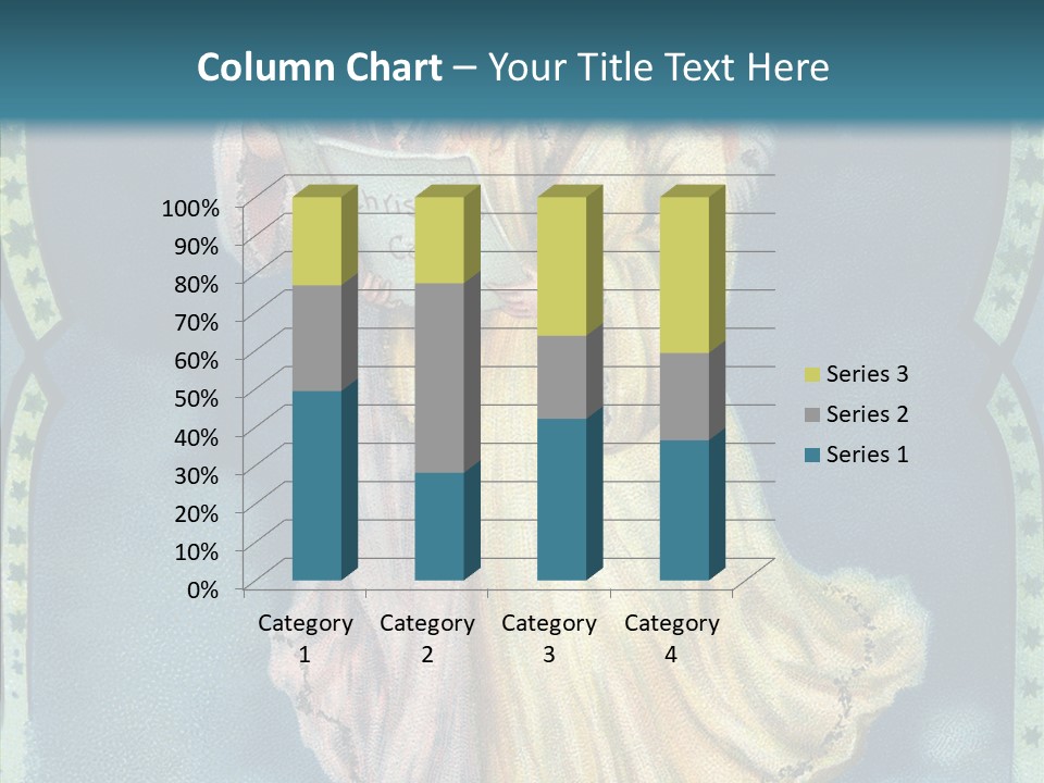 Greeting Carol Flying PowerPoint Template