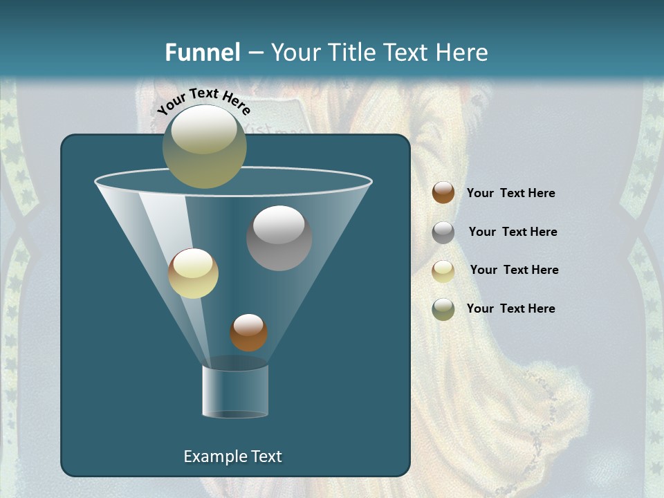 Greeting Carol Flying PowerPoint Template