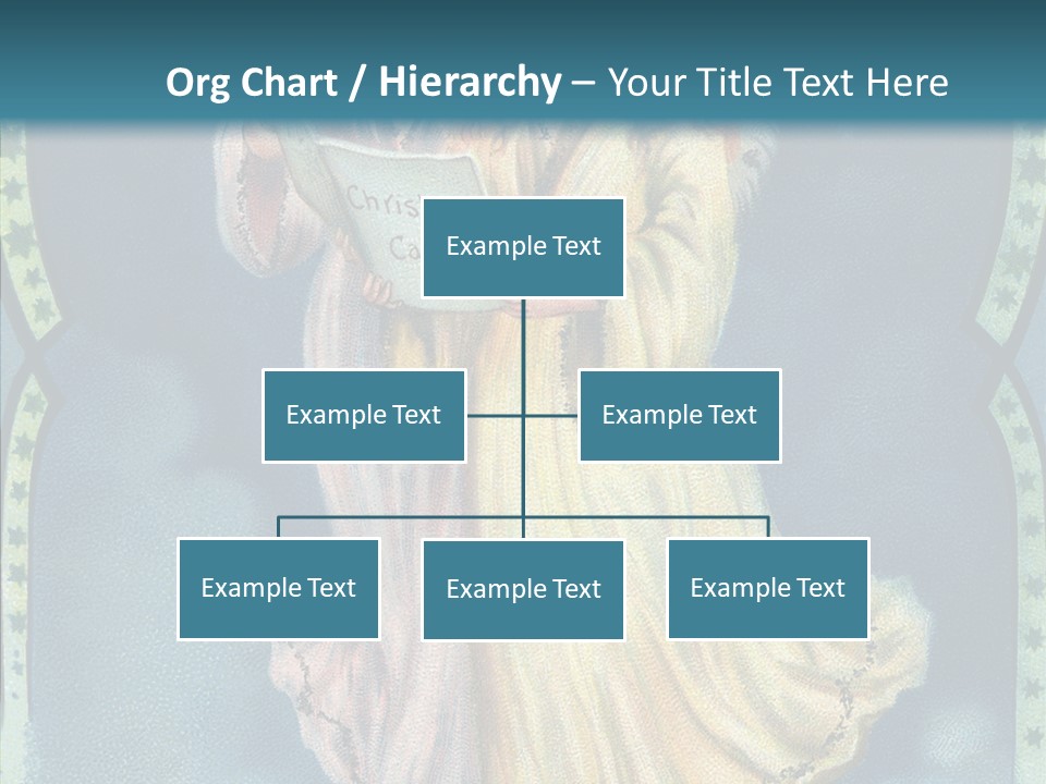 Greeting Carol Flying PowerPoint Template