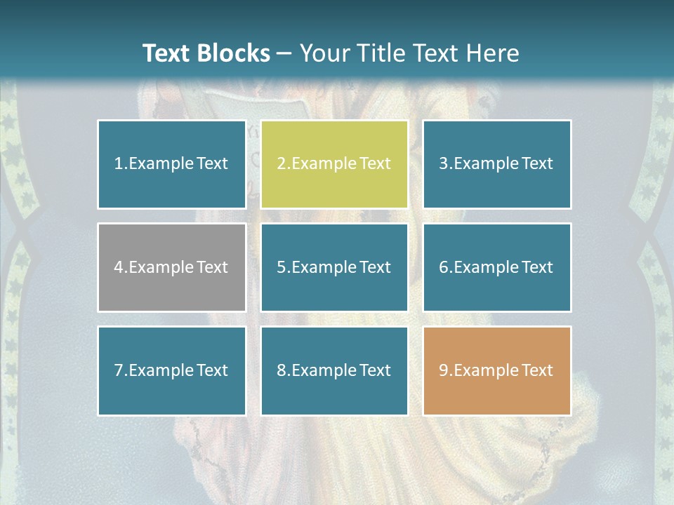 Greeting Carol Flying PowerPoint Template