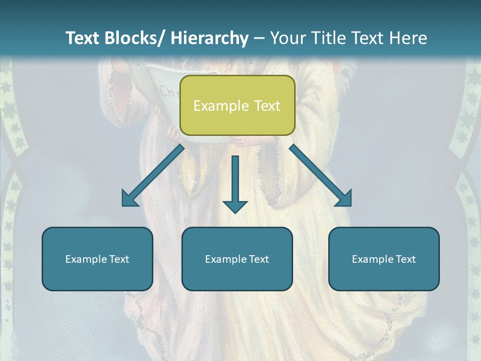 Greeting Carol Flying PowerPoint Template