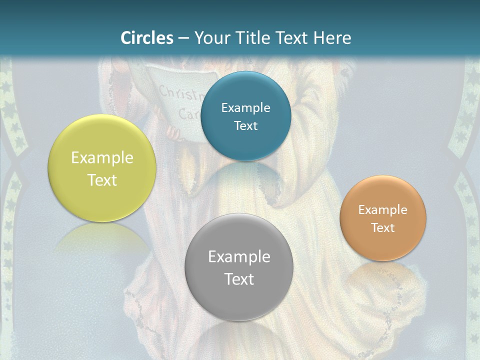 Greeting Carol Flying PowerPoint Template