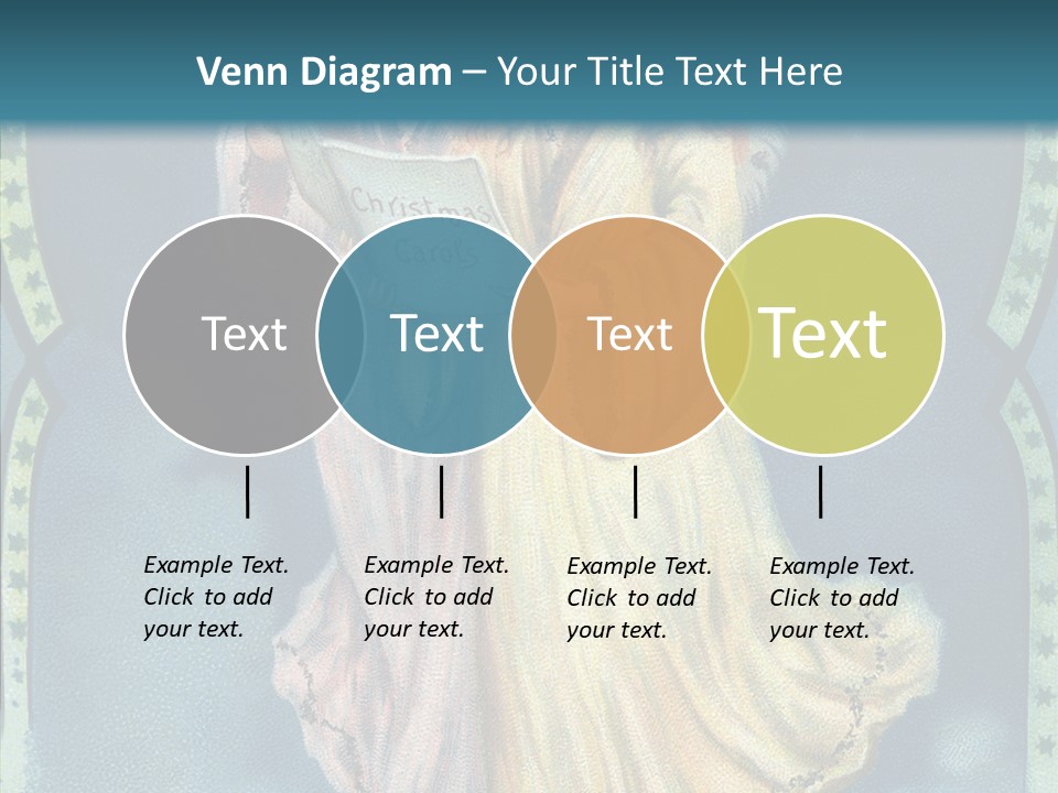 Greeting Carol Flying PowerPoint Template