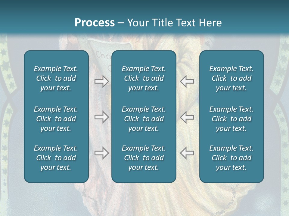 Greeting Carol Flying PowerPoint Template