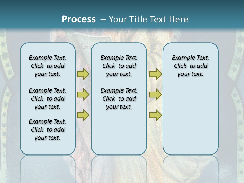 Greeting Carol Flying PowerPoint Template