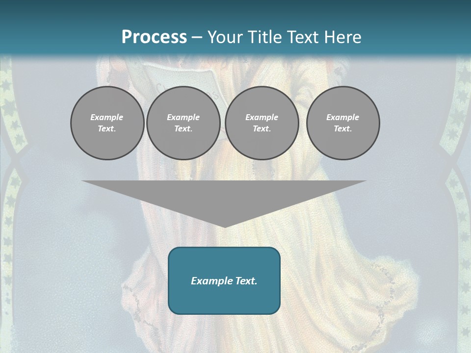 Greeting Carol Flying PowerPoint Template