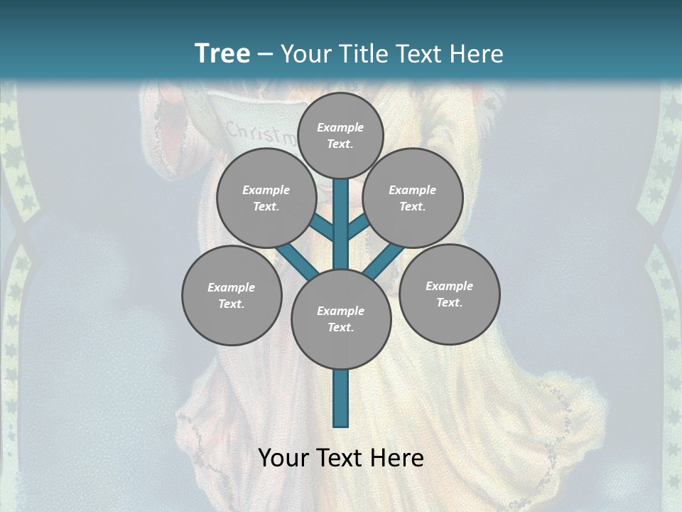 Greeting Carol Flying PowerPoint Template