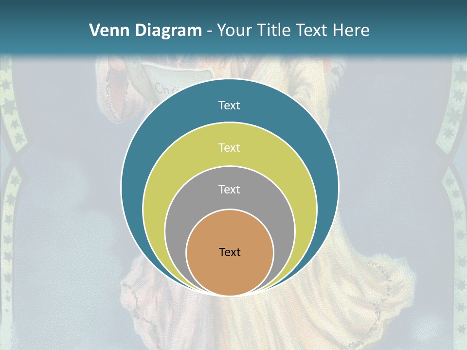 Greeting Carol Flying PowerPoint Template