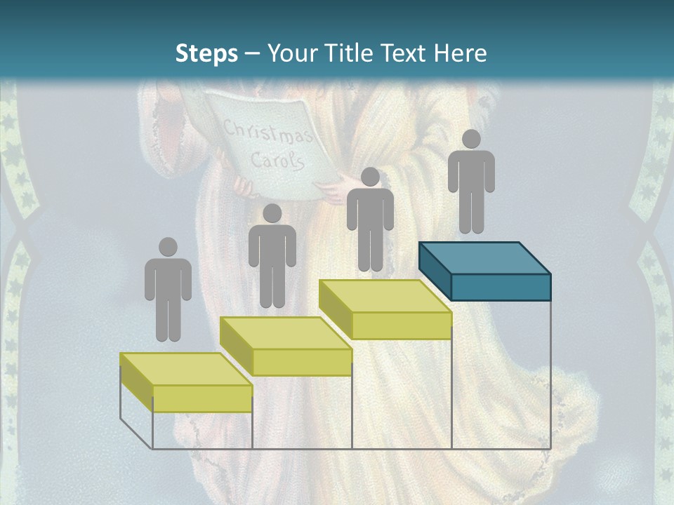 Greeting Carol Flying PowerPoint Template