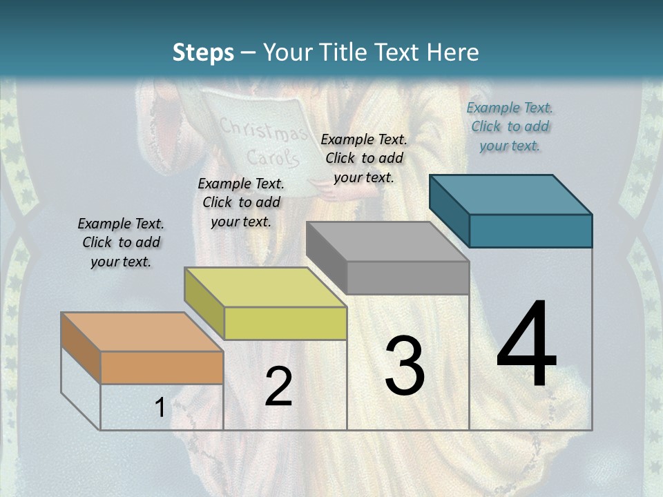 Greeting Carol Flying PowerPoint Template