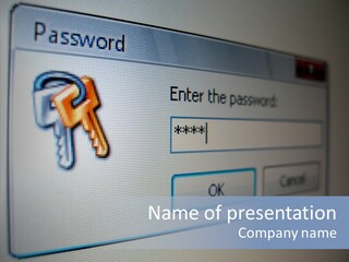 Program Password Permission PowerPoint Template