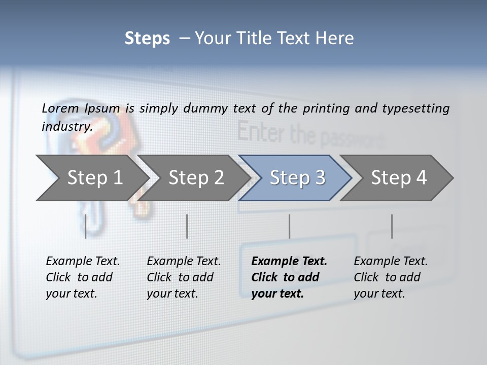 Program Password Permission PowerPoint Template