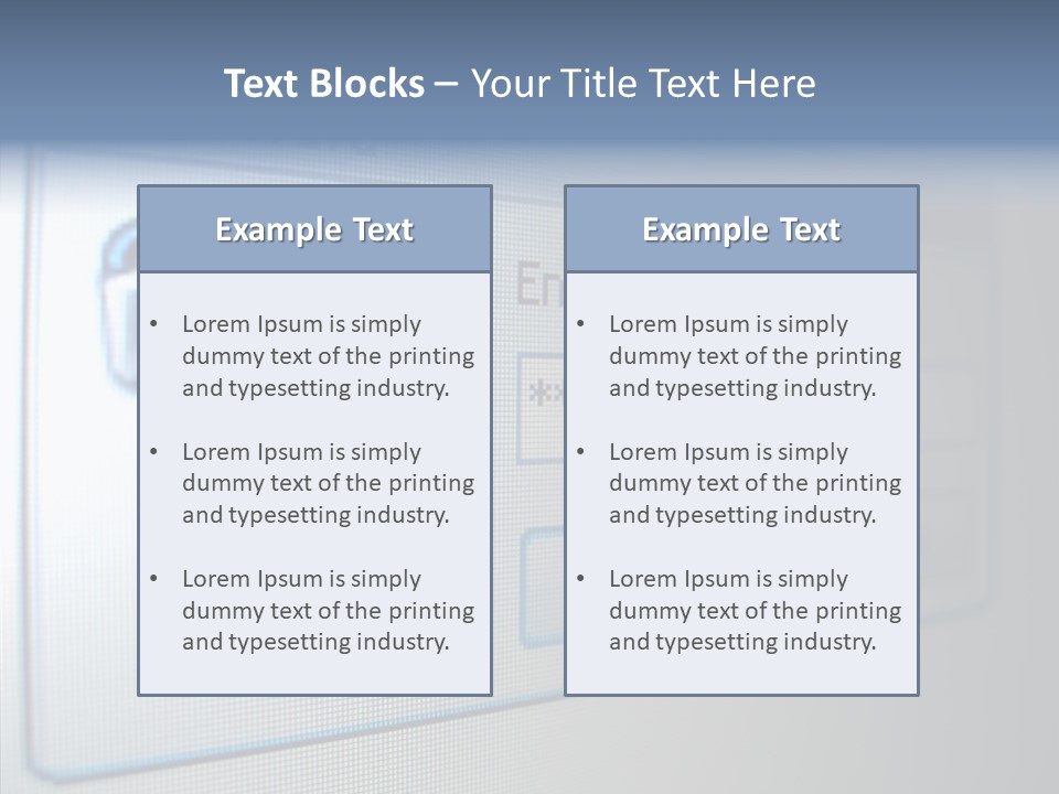 Program Password Permission PowerPoint Template