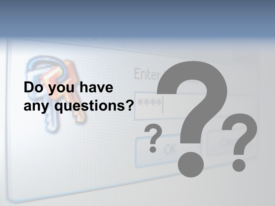 Program Password Permission PowerPoint Template