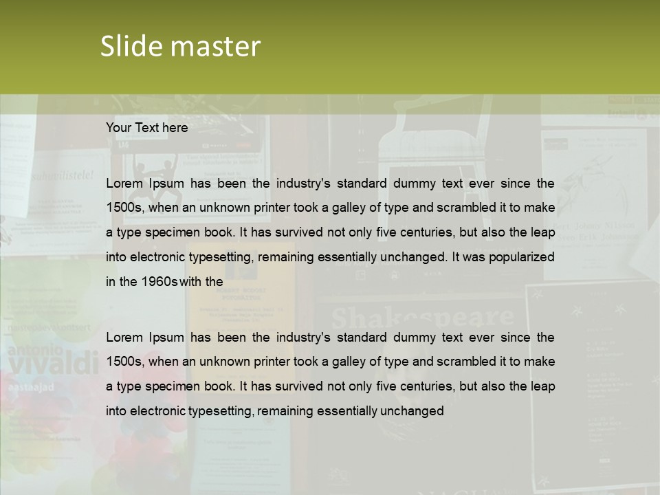 Banner Event Advertise PowerPoint Template