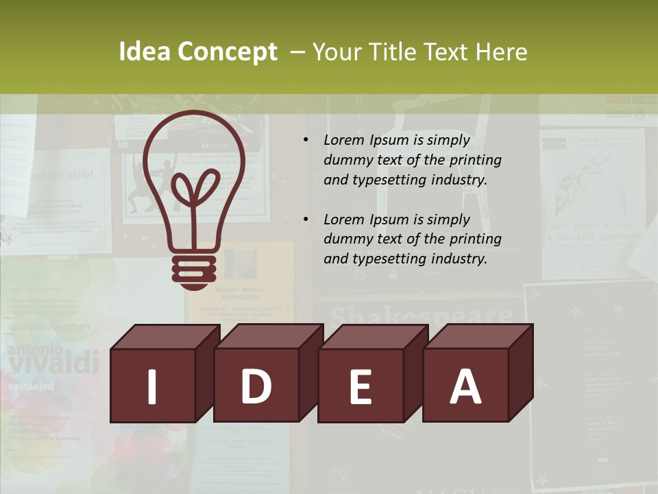 Banner Event Advertise PowerPoint Template