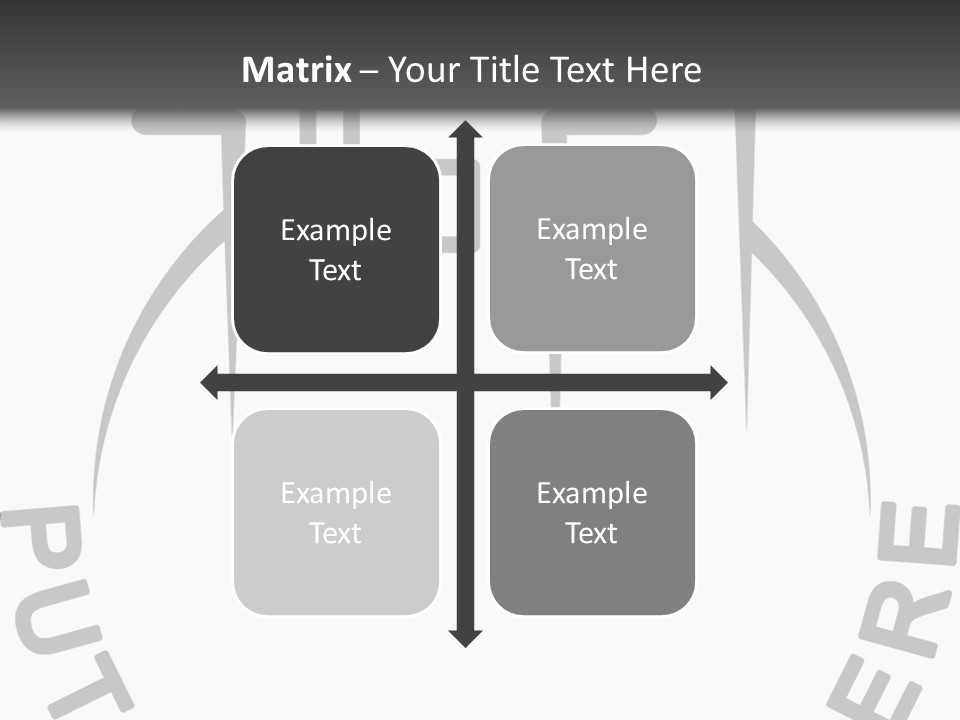 Home Blank Window PowerPoint Template