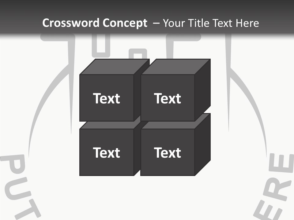 Home Blank Window PowerPoint Template