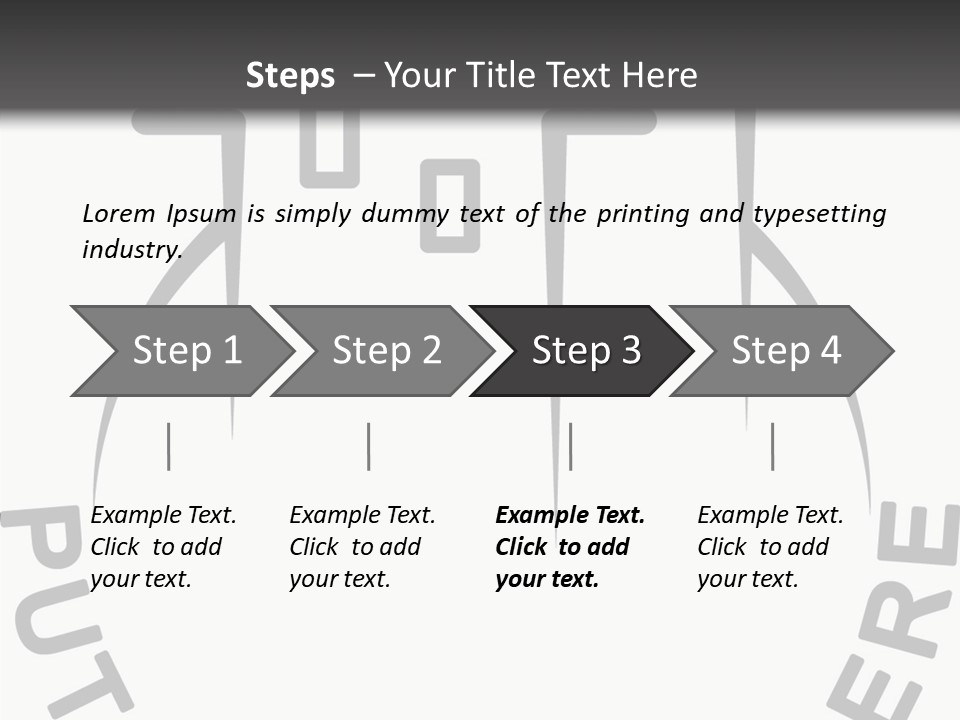 Home Blank Window PowerPoint Template