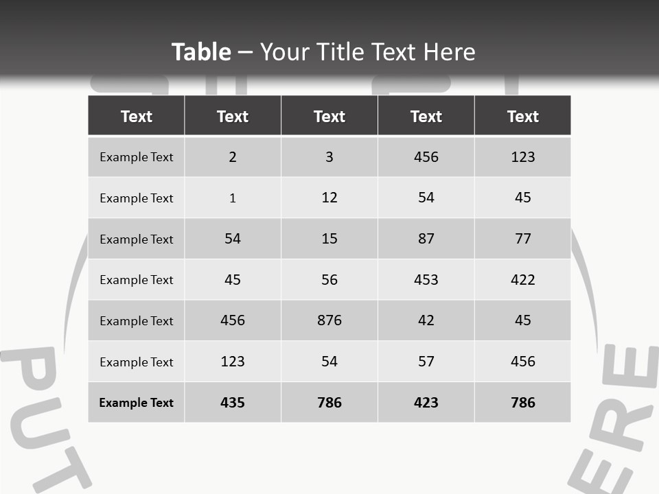 Home Blank Window PowerPoint Template