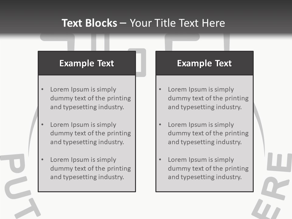Home Blank Window PowerPoint Template