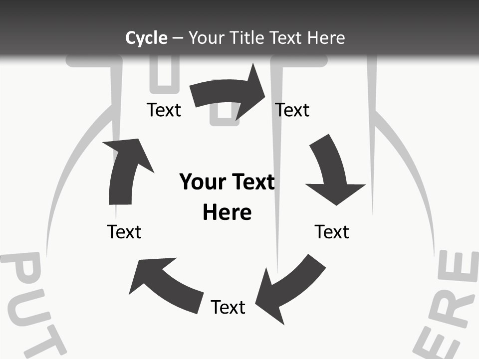 Home Blank Window PowerPoint Template