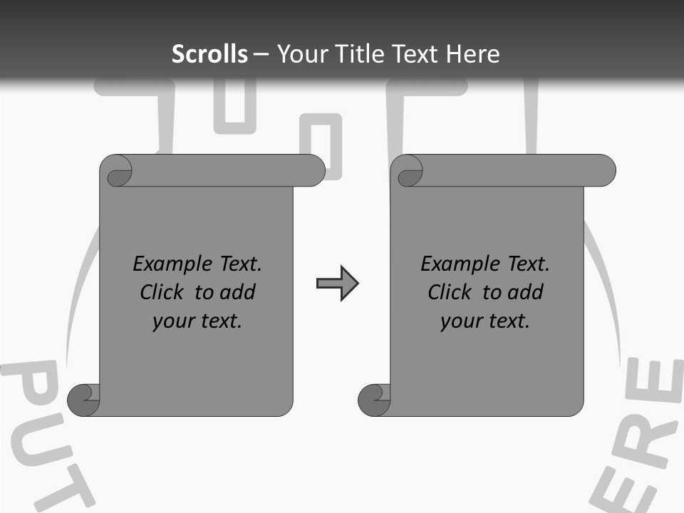 Home Blank Window PowerPoint Template