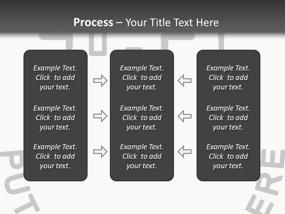 Home Blank Window PowerPoint Template