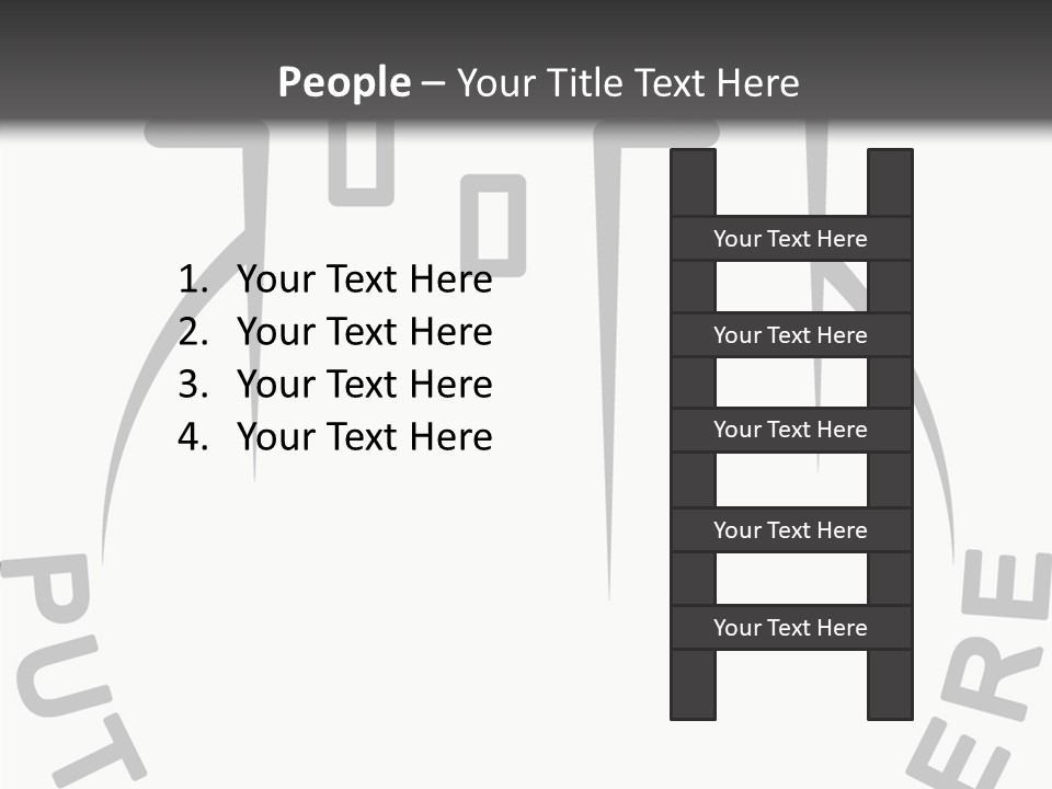 Home Blank Window PowerPoint Template