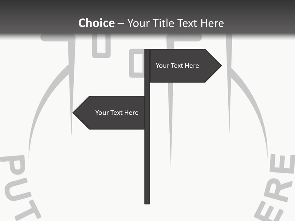 Home Blank Window PowerPoint Template