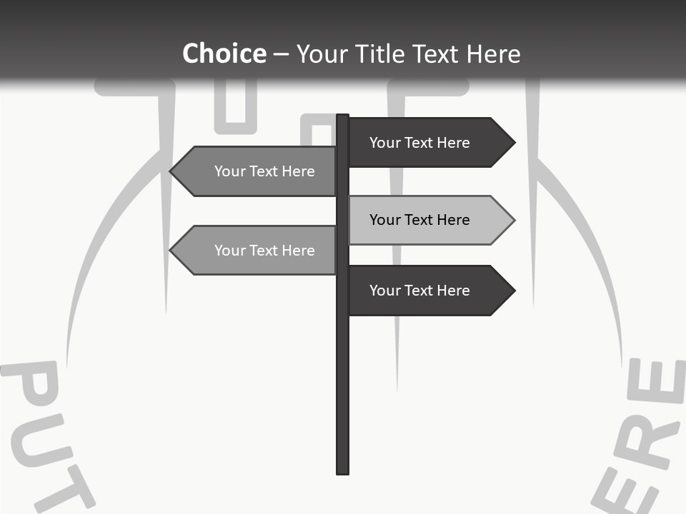 Home Blank Window PowerPoint Template