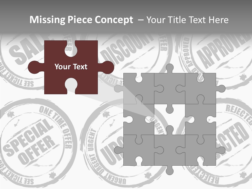 Damaged Illustrate Age PowerPoint Template