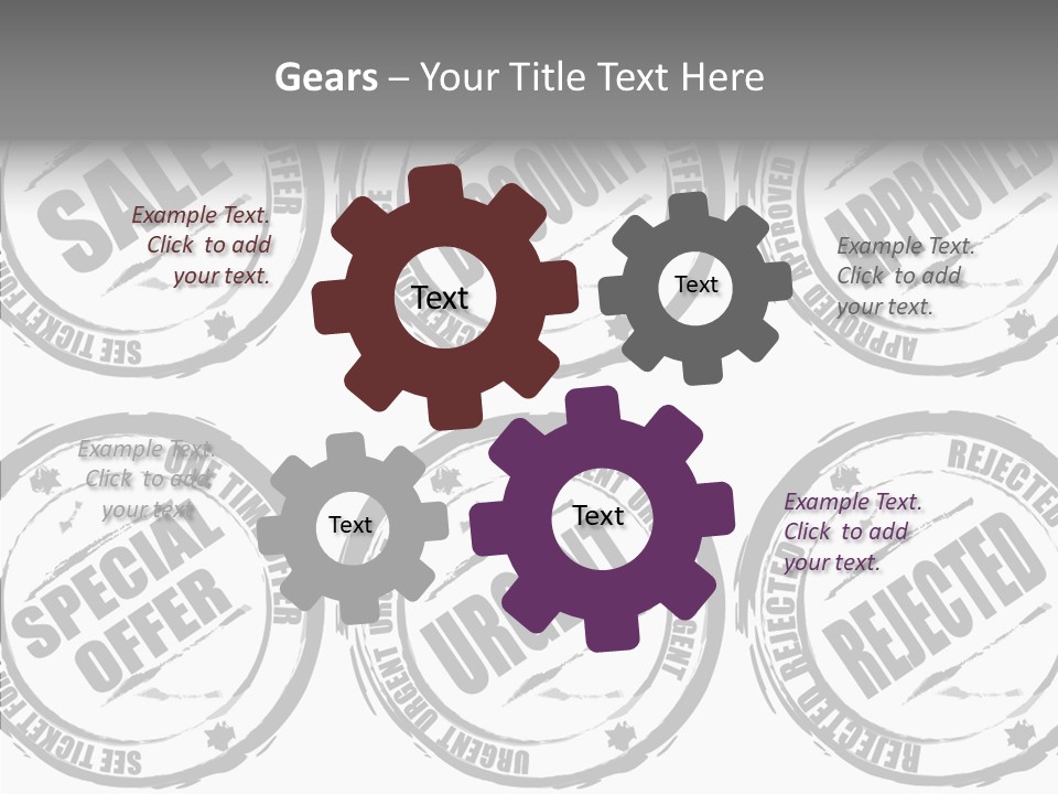 Damaged Illustrate Age PowerPoint Template