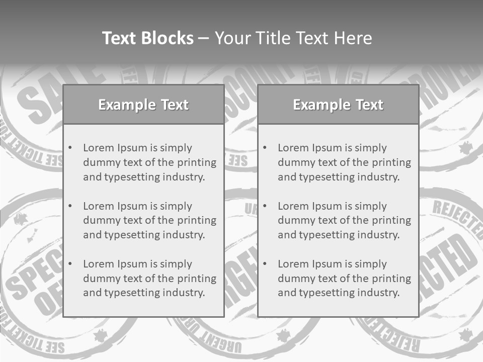 Damaged Illustrate Age PowerPoint Template