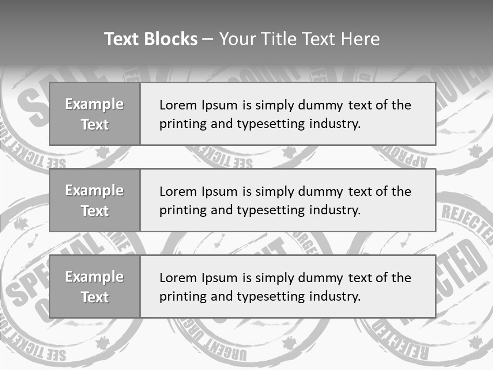 Damaged Illustrate Age PowerPoint Template
