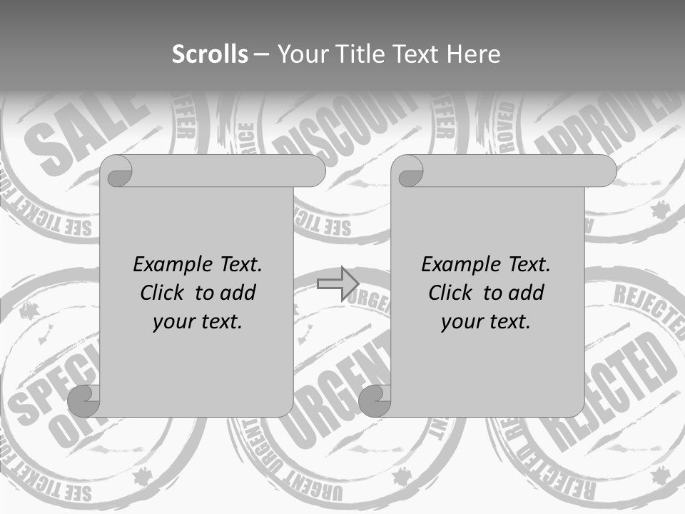 Damaged Illustrate Age PowerPoint Template