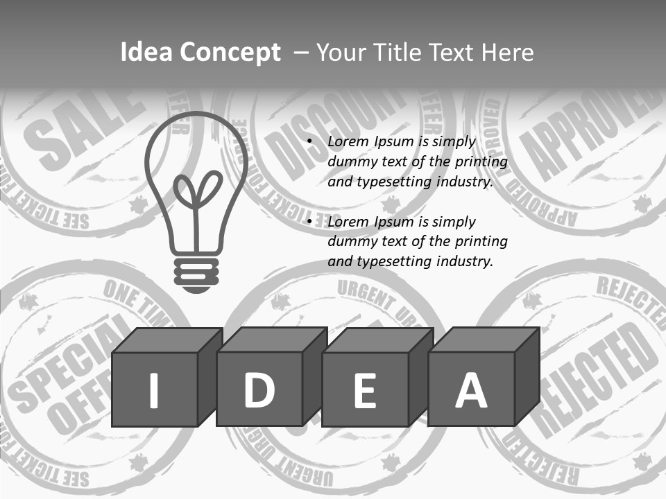 Damaged Illustrate Age PowerPoint Template