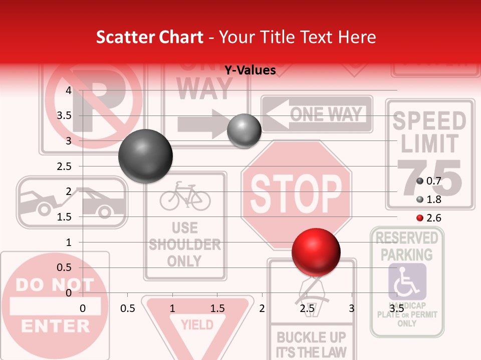Warning Speed Yield PowerPoint Template