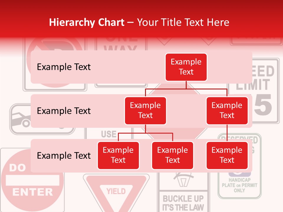 Warning Speed Yield PowerPoint Template