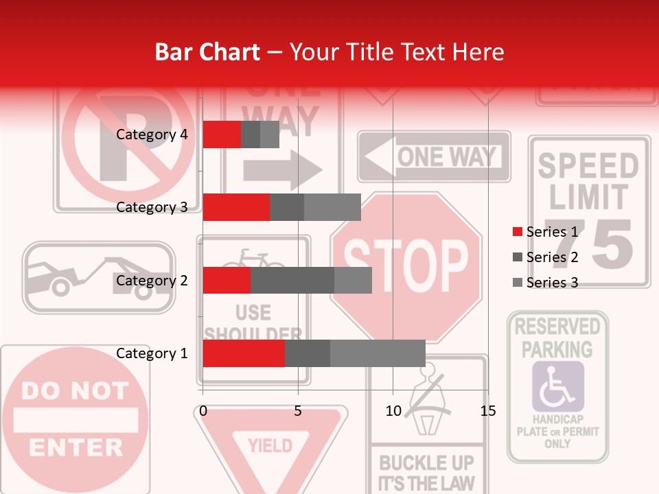 Warning Speed Yield PowerPoint Template