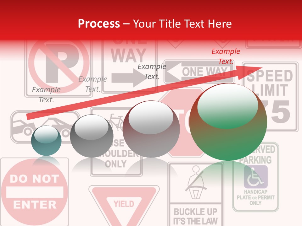 Warning Speed Yield PowerPoint Template