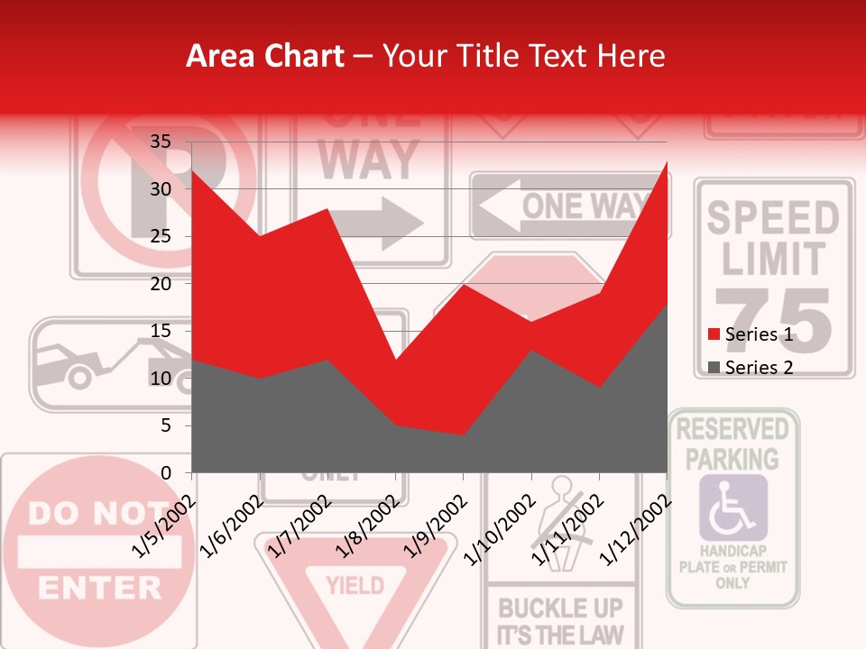 Warning Speed Yield PowerPoint Template