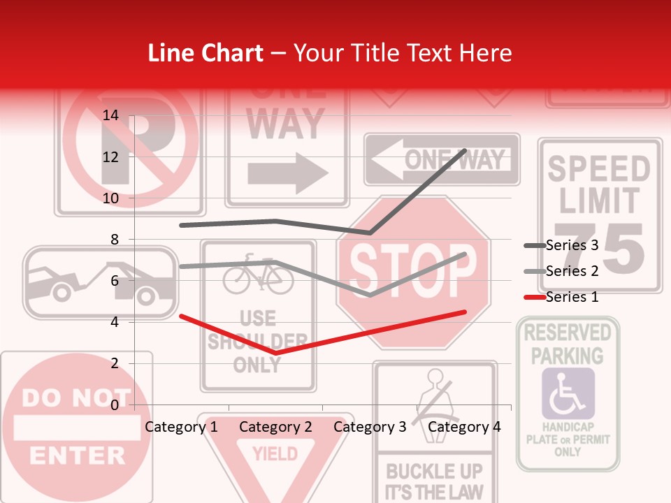 Warning Speed Yield PowerPoint Template