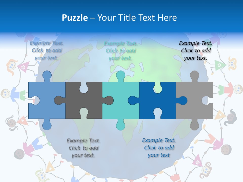 Unity Together Maps PowerPoint Template