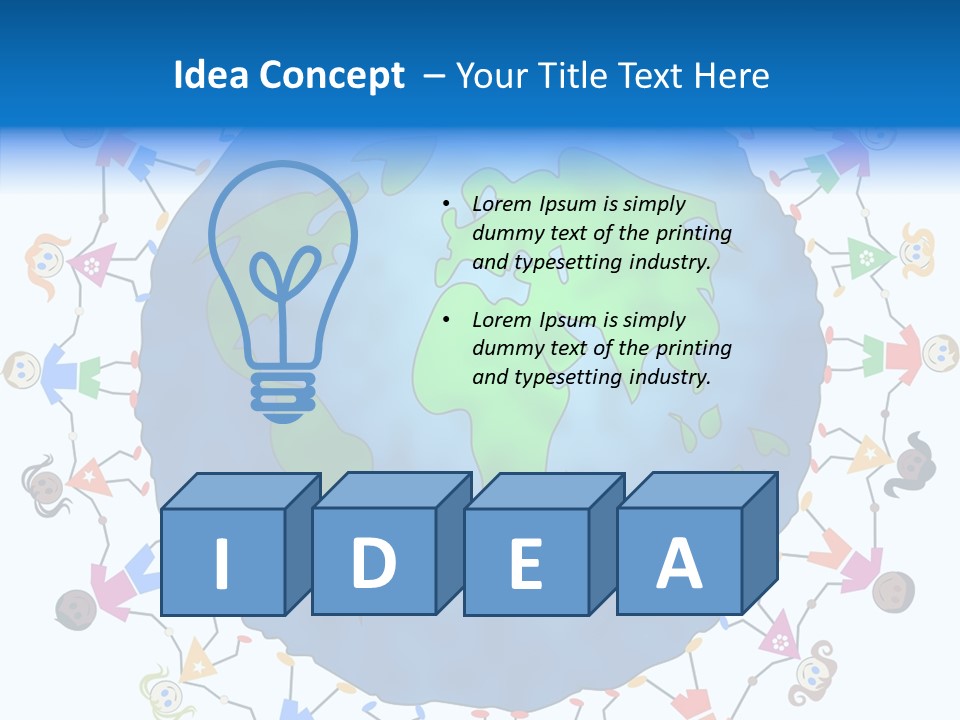 Unity Together Maps PowerPoint Template