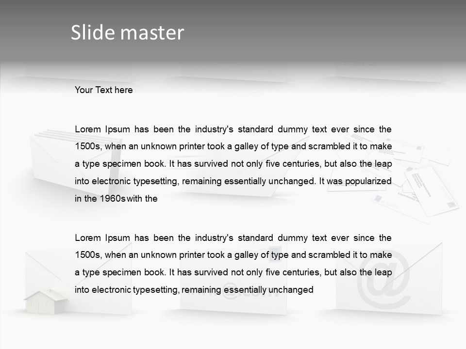 Express Web Post PowerPoint Template
